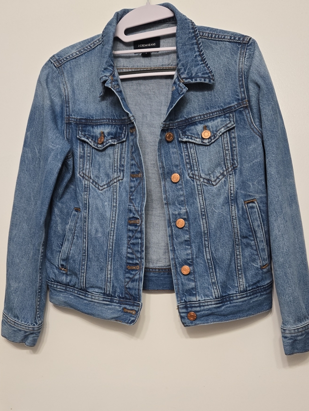 J. Crew Light Blue Denim Trucker Jacket